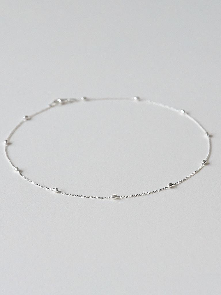 Lucore Silver 925 Tiny Dot Silver Necklace