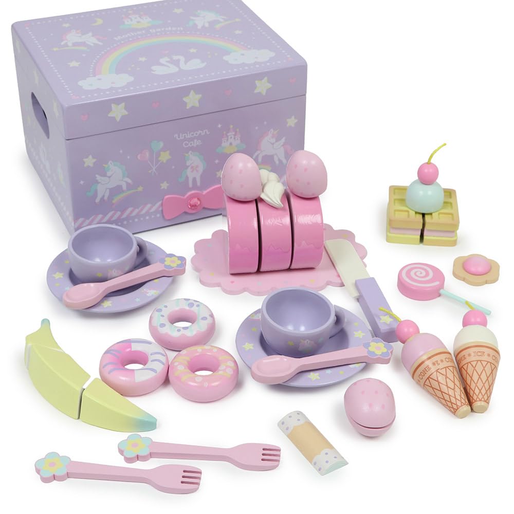 Mother Garden Wooden Pretend Play Dream Unicorn Cafe