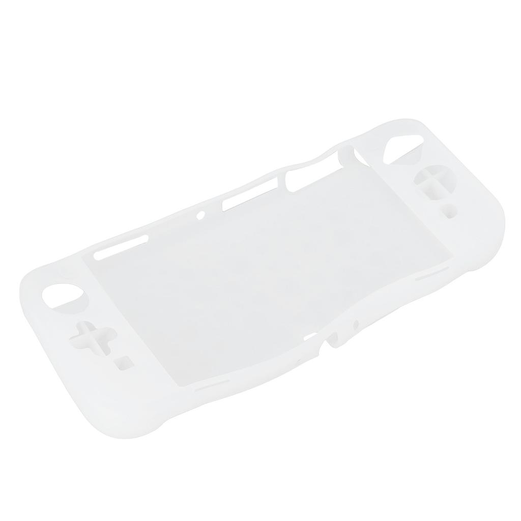 For OLED Silicone Protective Case Game Console Silicone Protective Cover White Translucent