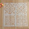 Plantillas Decorativas de Mandala con Patrones Bonitas Plantillas Huecas para Pintura en Spray Duraderas Lavables Herramienta de Dibujo para Decoración de Ventanas y Paredes DIY
