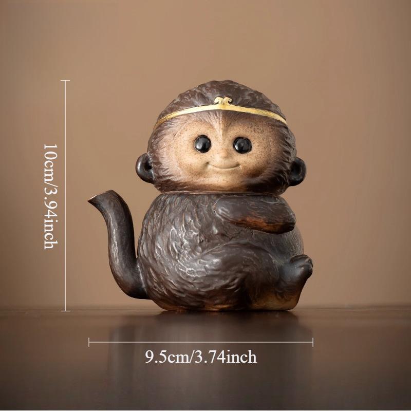 

150ml Wukong Teapot Creative Home Teapot Anti Scalding Hand Grip Pot Desktop Ornament Drinking Utensils Tea Ceremony Accessories