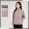 Li Ning Trench Coats Women's Ink Gray Purple Hooded Moderate Other AFDVJ56-2