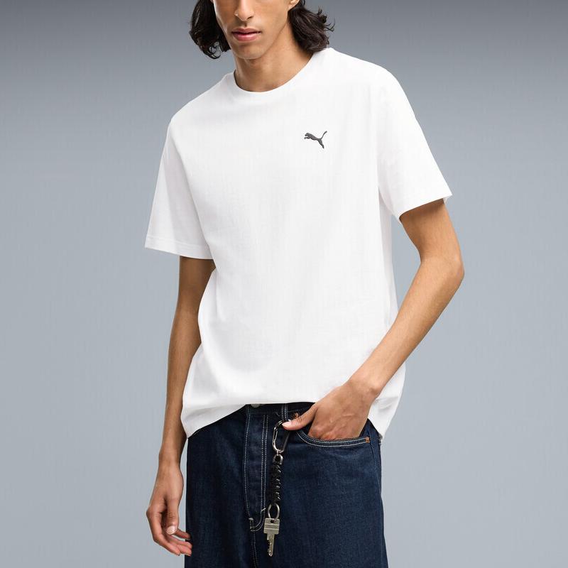 Puma Casual Crew Neck Pullover Short Sleeve T-Shirt Men tops 64048702