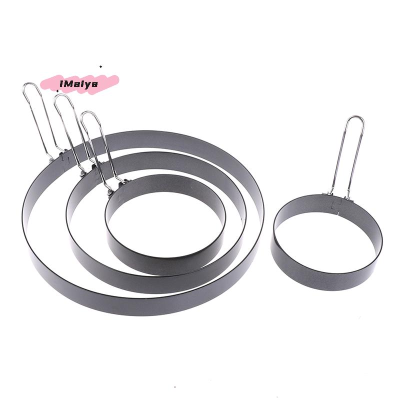 M-9/10/15/20cm Pancake Ring Mold Metal Fried Egg Shaper Non Stick Egg Cooking Ring Homemade Round Omelet Mold Kitchen Gadget