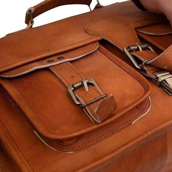 Leather briefcase laptop bag messenger satchel  best Handmade Leather bag