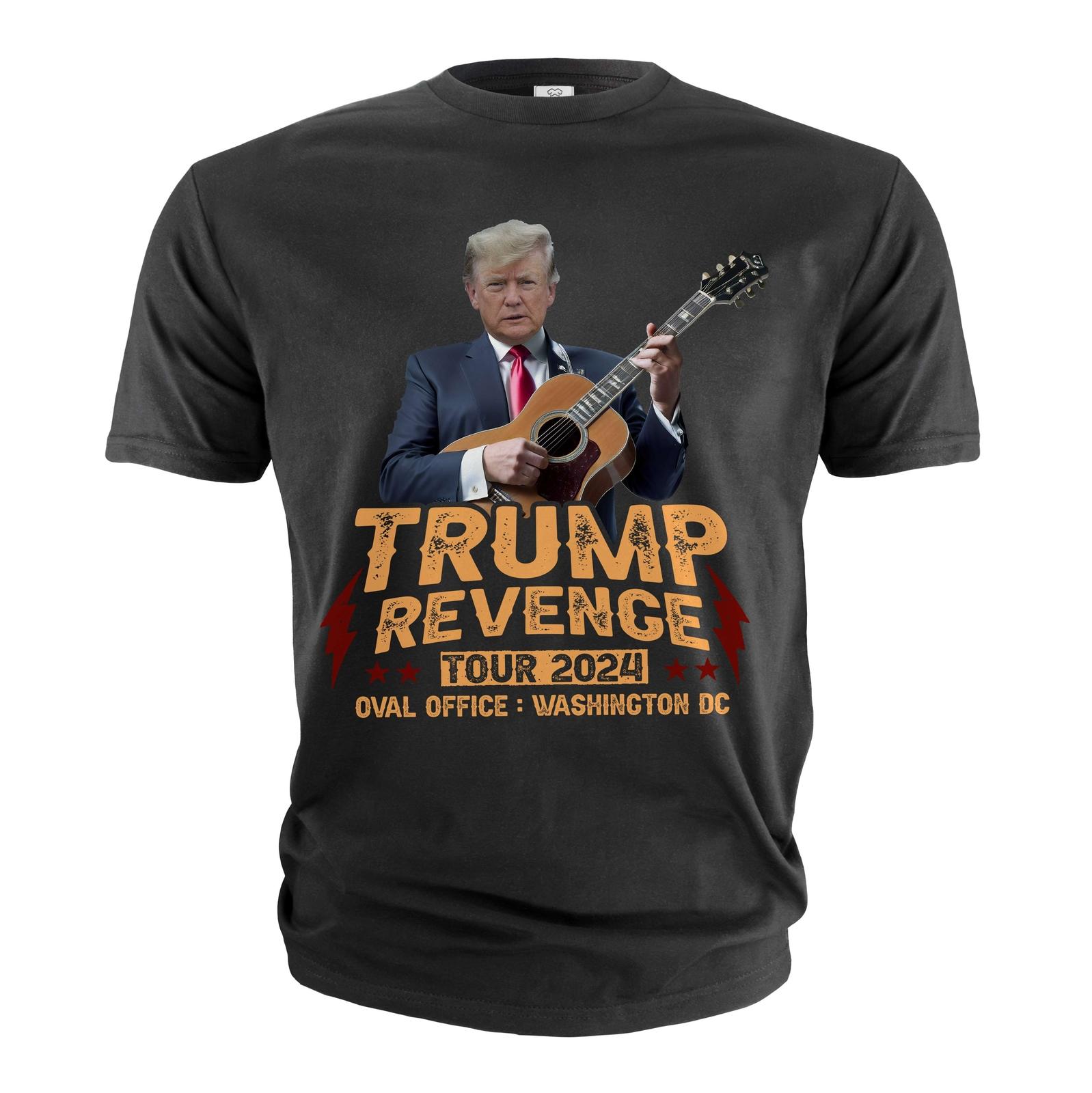 Trump Revenge Shirt Trump Guitar Tee Shirt Donald Trump Shirt Trump 2024 Shirt S