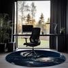 The Witcher Printed Round Rug Carpet Chair Rug Area Rug Entryway Doormats,for Office Chair Living Room Bedroom Kitchen Room.