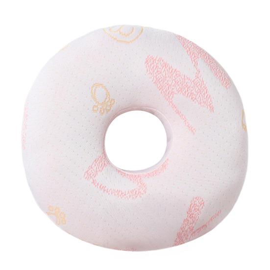 

Подушка для пирсинга уха для спящих на боку Мягкая подушка-пончик с отверстием для облегчения боли в ухе, пролежней O-образная подушка для сна на боку для взрослых A розовый