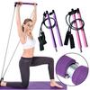 Yoga Pilates Bar Resistance Band Exercise Stick Set Home Gym Trainer Equipment for Fitness Workout