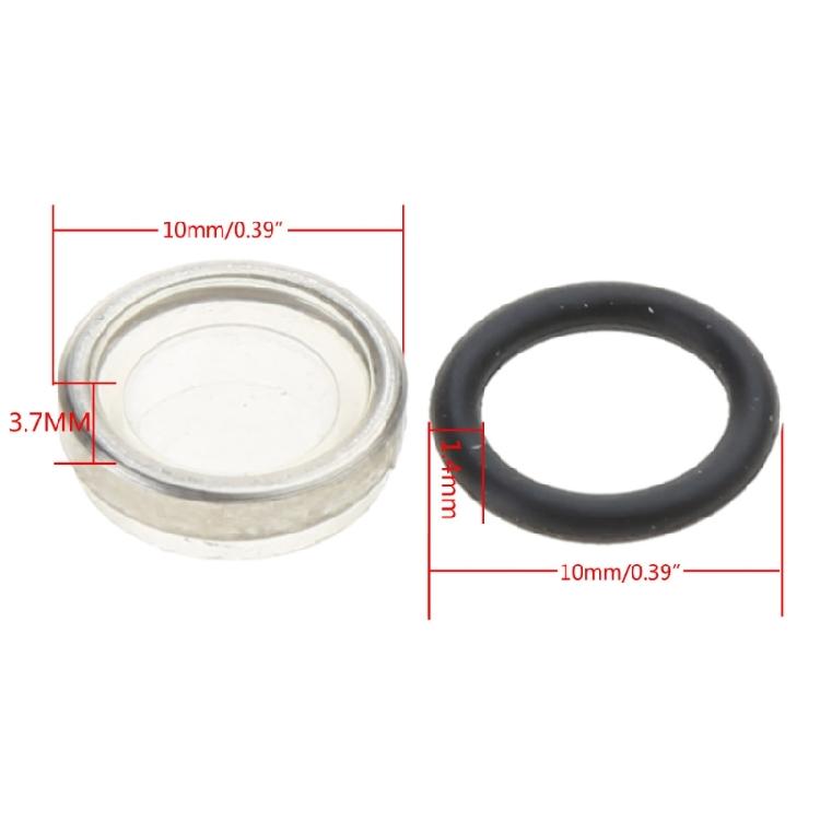Brake Cylinder Reservoir Sight Glass Motorcycle 10/12/14/18mm Accessories