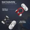 2 Pcs Car Battery Terminal Connector Positive And Negative Pole Post Heavy-duty Clamp Clip Terminal