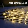 20 LED Indoor Tree Branch Light Party Wedding Home Garden Decor Fairy String Lamp