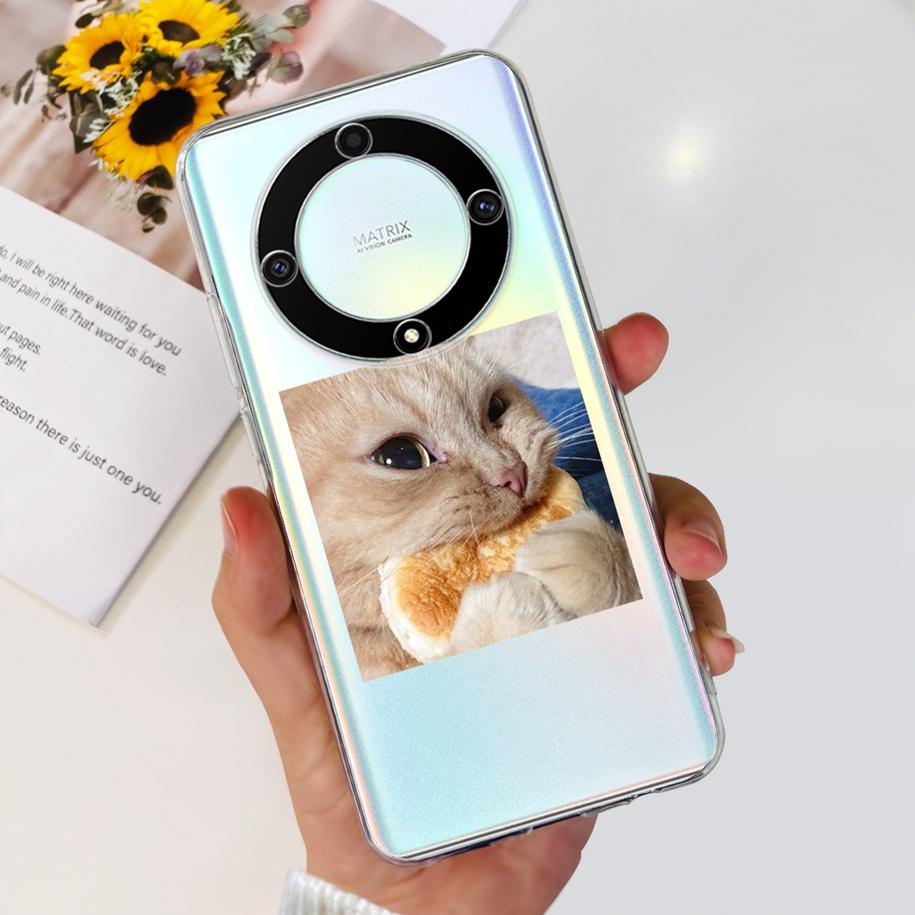 For Honor X9b 5G Case 2023 Fashion Flower Clear Silicone Soft Back Cover For Honor X9a RMO-NX1 Funda HonorX9 X 9 X 9B X 9A Coque