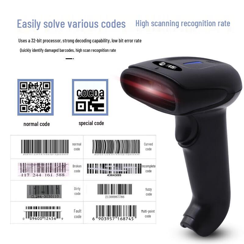 Comet Wireless 2D Barcode Scanner