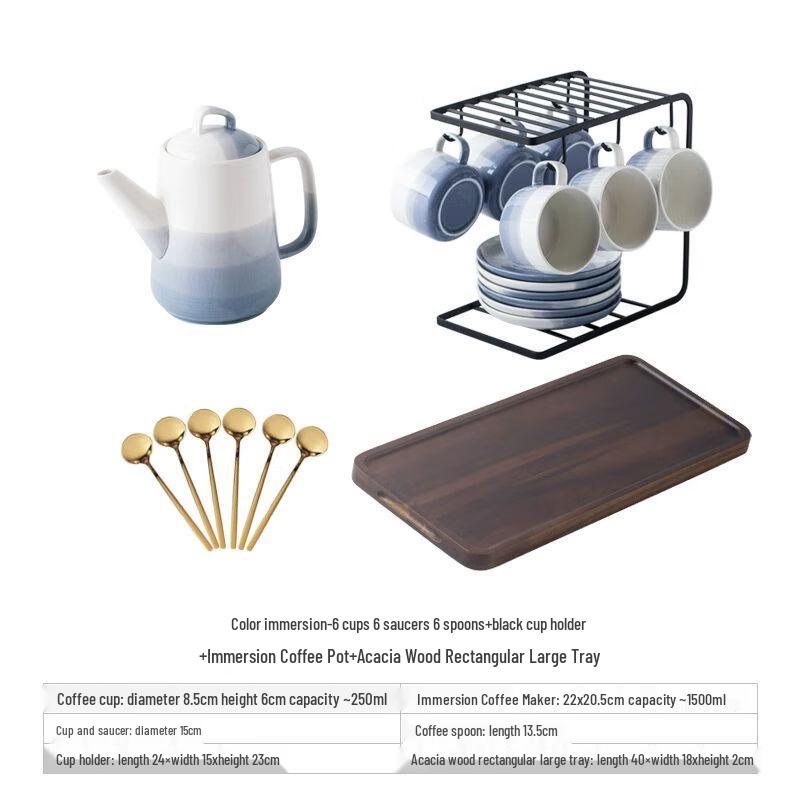 TXRMDX European Style Ceramic Breakfast Mug Set