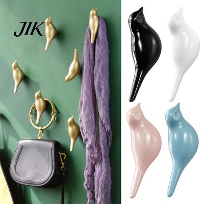 Rustic Home Wall Hooks Bird Hook, Mounted Space Saving Shape Organizer for Entryway Resin Decorative Hanger Coats Hats And Towels