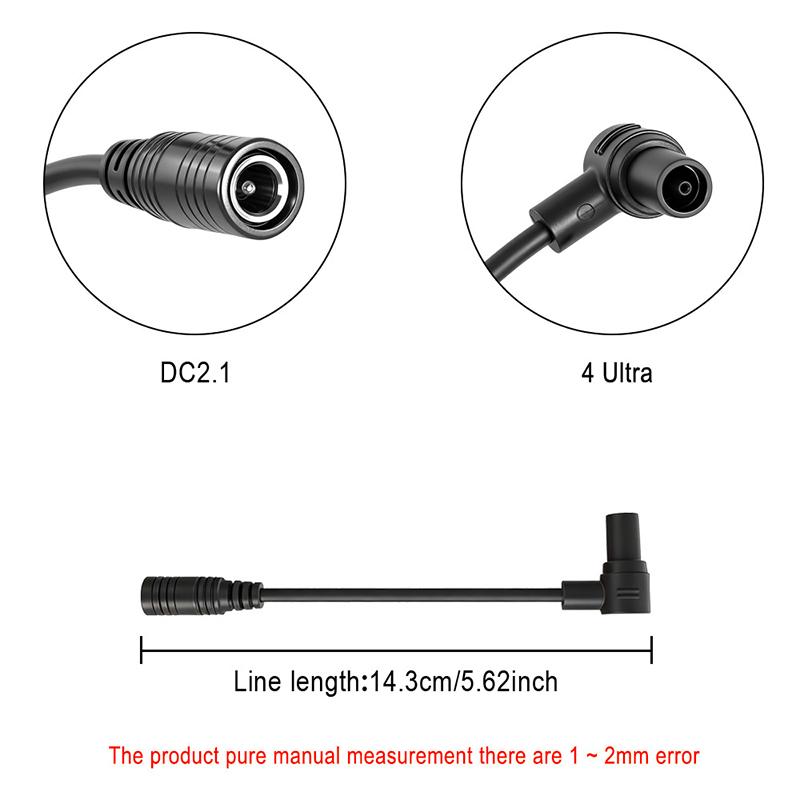 Battery Charger Connector Cable Charging Port Adapter For Ultra Electric Scooter Charging Socket Accessories