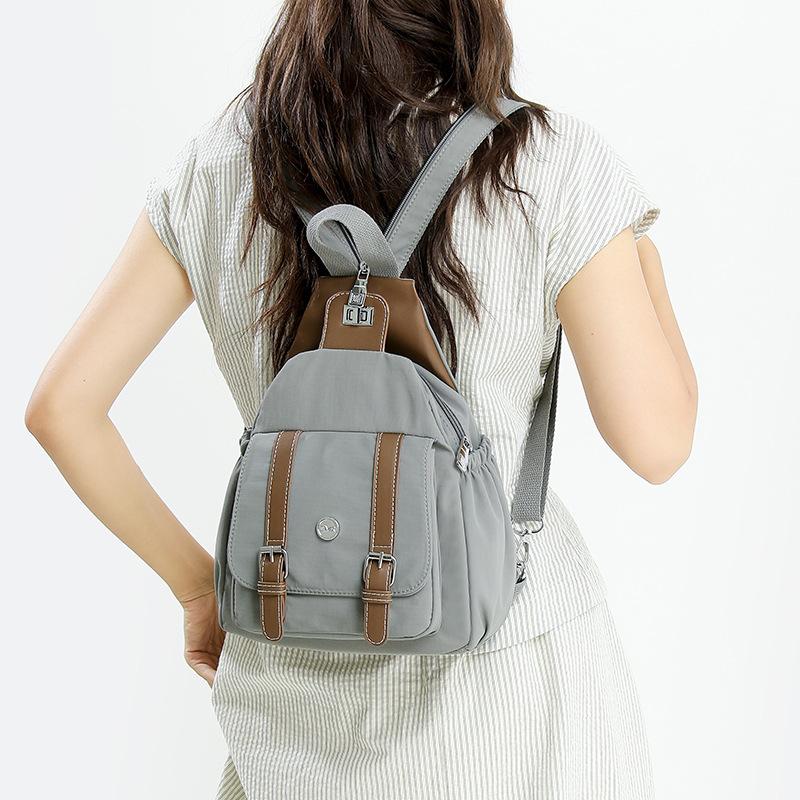 Dwufunkcyjna Torba na Klatkę Piersiową Wielofunkcyjny Plecak z Kontrastowymi Kolorami Damska Torba Podróżna na Ramię Crossbody