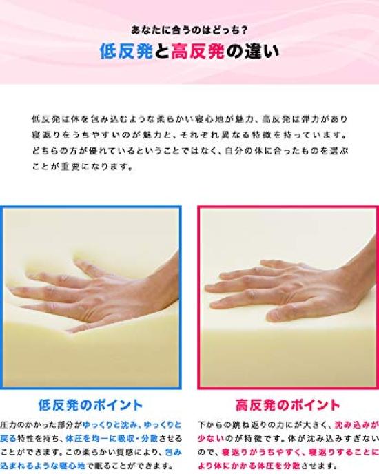 Ottostyle.jp 100cm High-Resilience Long Pillow, Black [Approx. 100cm Wide X 30cm Deep X 845cm High] Pile-Style