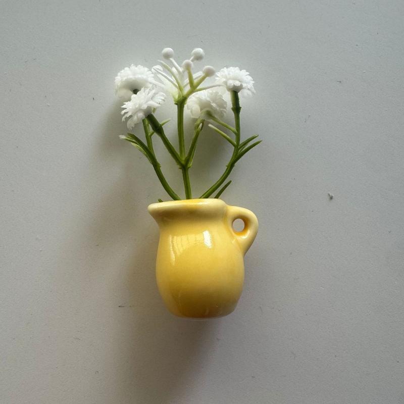 Mini Glass Bottle Flower Vase Fridge Magnets Big Small Sizes For Home Kitchen Diy Decoration Ornaments