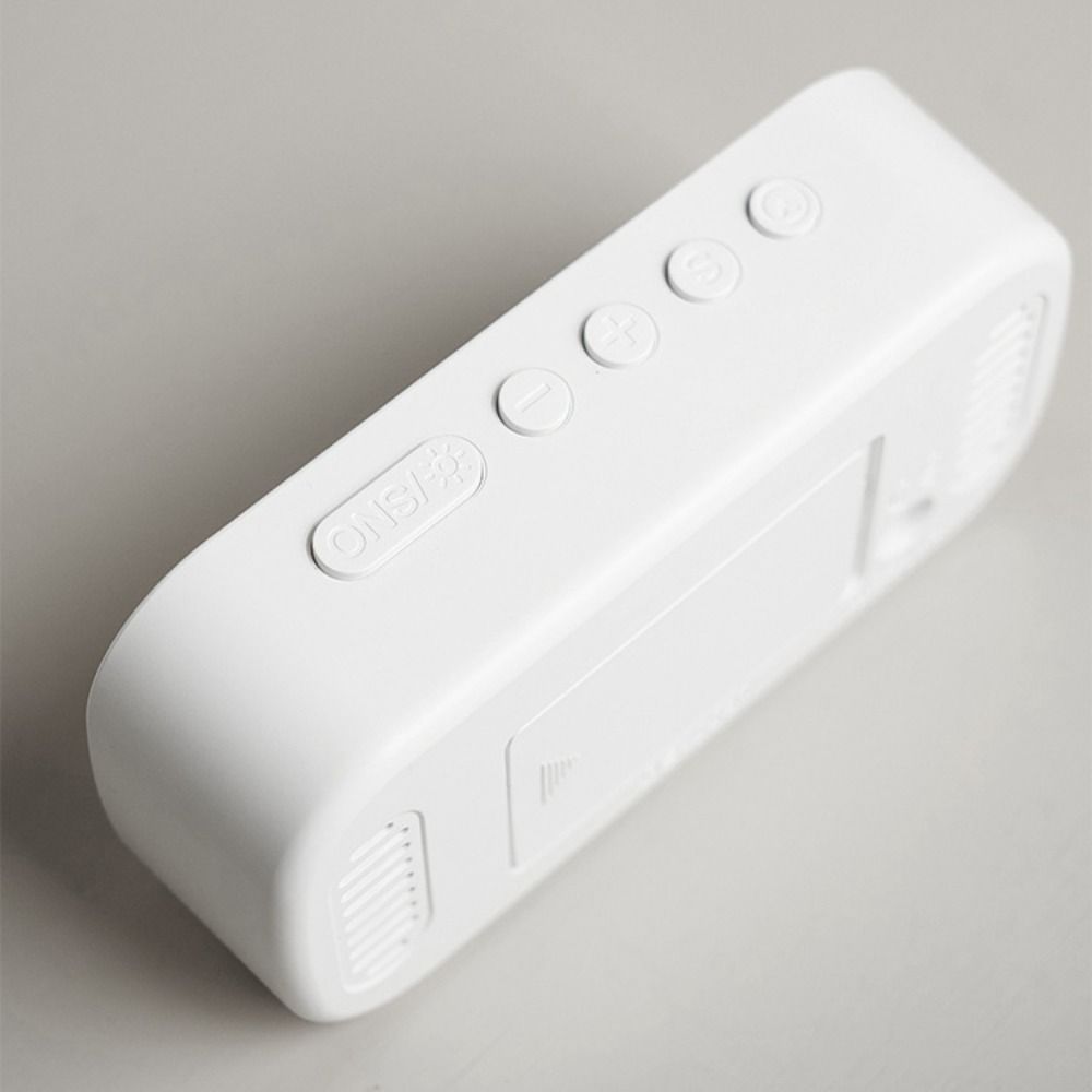 12/24H Format Digital Alarm Clock Quiet Temperature Display LED Digital Clock Large Screen Date Display Sleep Timer Home Decor