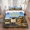 3pcs Sheep, Farm Bedding Set. Soft and Comfortable with No Core Included (1x Duvet Cover + 2x Pillow Covers) Yy251031098