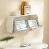 Transparent Cotton Pad Storage Box Plastic Jewelry Storage Shelf Cotton Swab Box  Bathroom