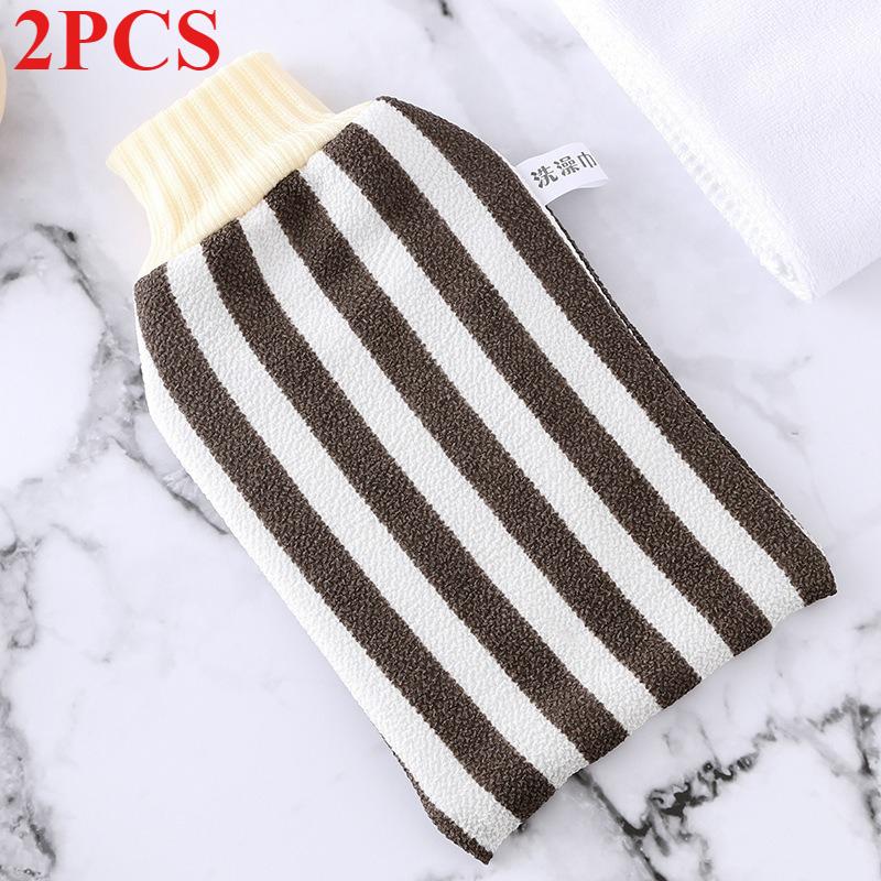 Exfoliating Bath Gloves SPA Shower Body Scrubber Mitt for Deep Cleaning Massage Reusable Wash Tool Exfoliating Sponge Gloves