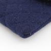 Chanel Chain Pouch Pouch Micro Matelasse Navy Blue Cotton Women Used