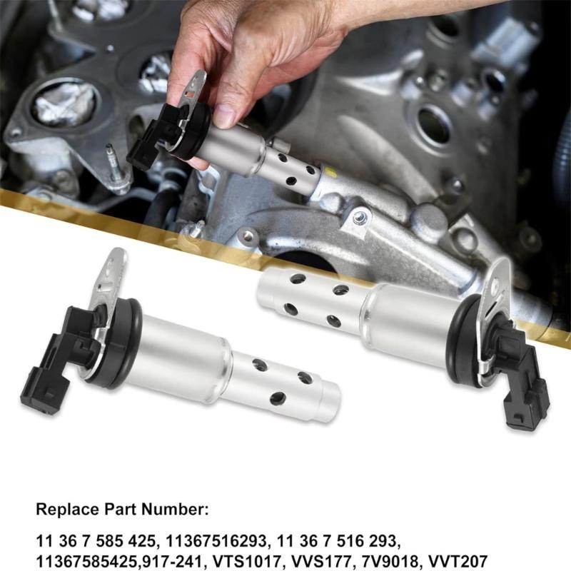 Metal VVT Camshaft Timing Solenoid for E90 F10 E83 E70 E85 E89 Efficient Engine Performances 52169858588 VTS1017 VVS177