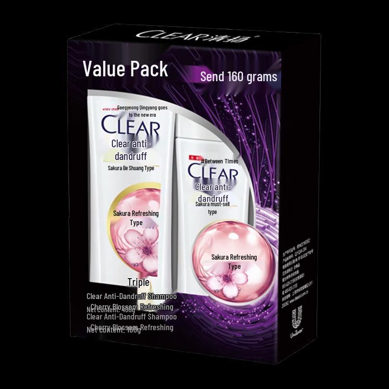 Clear Cherry Blossom Anti-Dandruff Scalp Care Shampoo