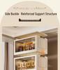 Foldable Multi-Layer Storage Cabinet for Bedroom and Living Room