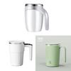 Moderner minimalistischer Kaffeebecher mit USB-Ladefunktion und magnetischem Rührwerk für Büro und Zuhause