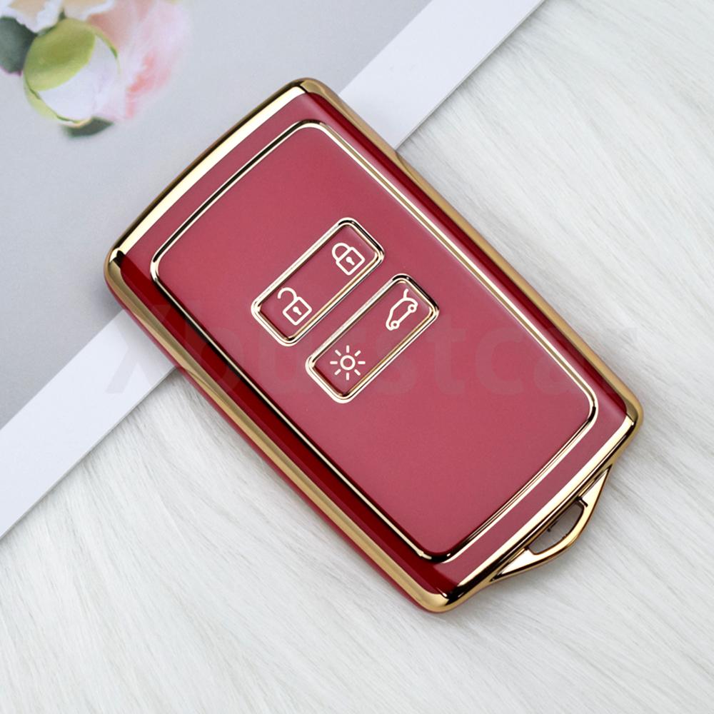

TPU Car Key Case Cover For Renault Captur Koleos Kadjar Zoe Arkana Espace Clio Megane Grand Scenic Sandero Dacia Anti-dust Card