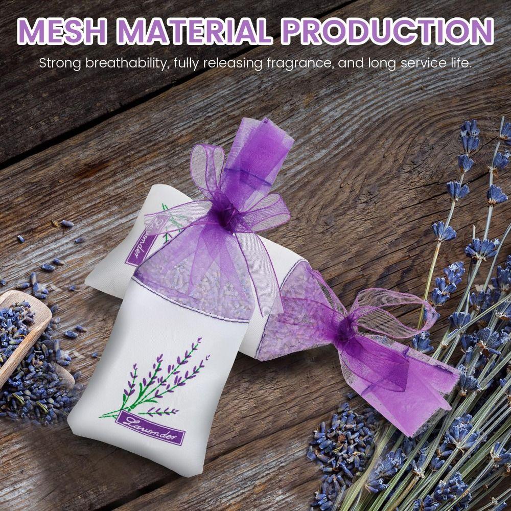 10/20 STÜCK Kordelzug Netz Lavendelsäckchen Innenraum Desodorierend Lila Gaze Bänder Kordelzug Beutel Premium Baumwollmusselin