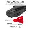 KORE Road Bicycle Locking Pedals Aluminum Lightweight Enclosed Bearings Fit Shimano Look KEO Cleat 2 Sealed Pedals
