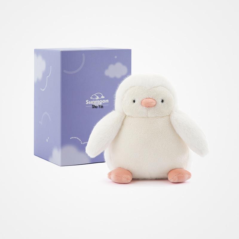 Shu Meng Mini Penguin Plush Toy - Cute Sleep Pillow & Soothing Doll Gift for Kids Standard Version