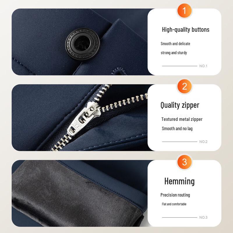 MONTAGUT Men's 4-Proof Thermal High-Elastic Casual Pants