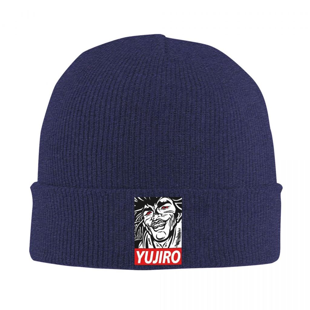 Yujiro Baki Hanma Grappler Fight Warm Knitted Cap Winter Knit Bonnet Hat Skullies Beanies Hip Hop Caps for Unisex