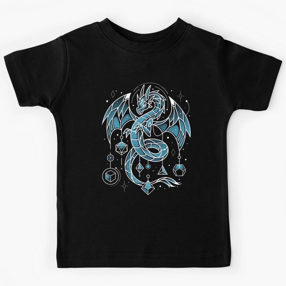 Frozen Dice Dragon - D20 Keeper Kids T-Shirt 100
