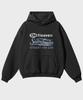 Sp On Heaven Oversized Hoodie Black