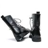 Men Motorcycle Casual High Boots Suede Demi-season Boots  Street Style Cool Boots Large Size