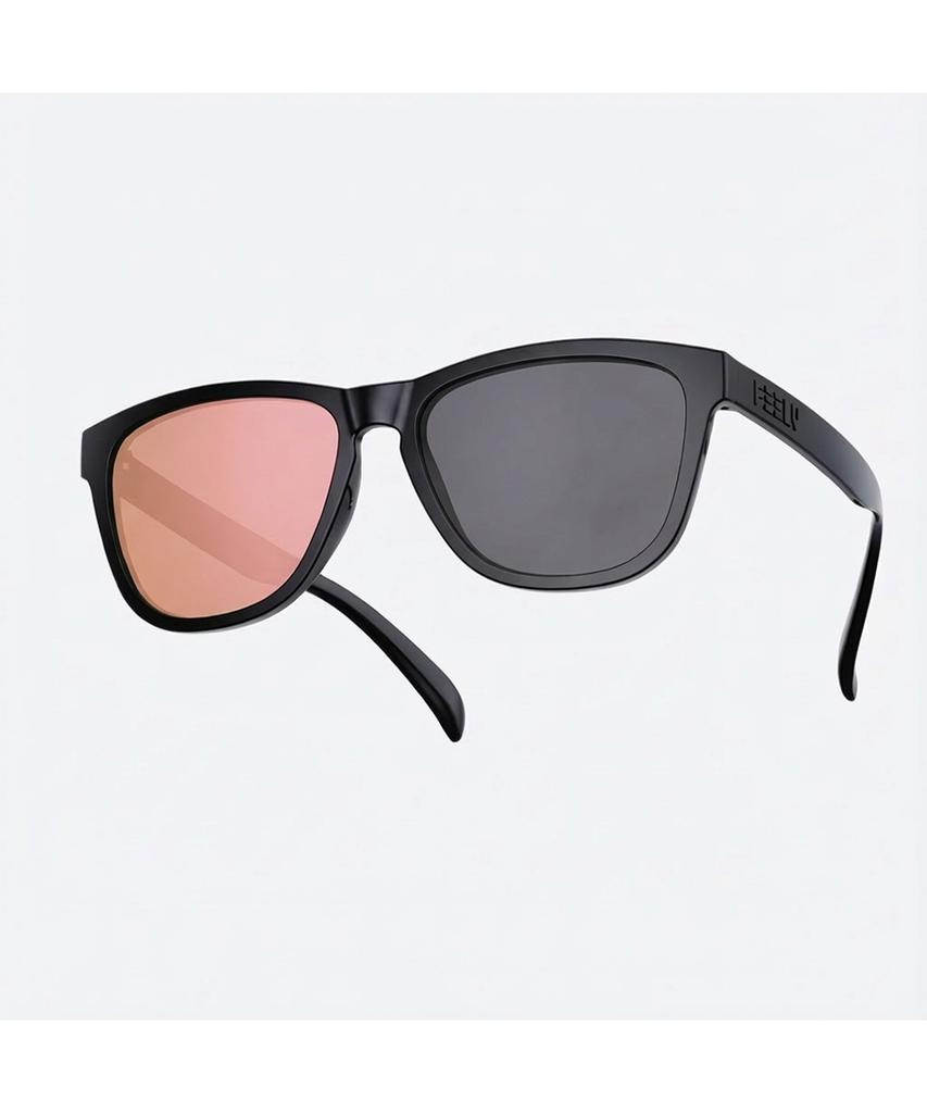 Pilli Neon Sports Sunglasses L Size (Shiny Black Rose Photochromic)