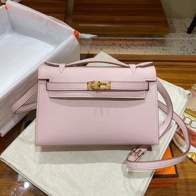 High Quality Palm Print First Generation Hand-held Shoulder Crossbody Bag Street Patting Texture Fashionable Small Square Bag Commuting Bag