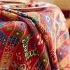 Tablecloth Red Festive Jacquard Table Cloth Round Table Cloth Tablecloth Thickened Coffee Table Cover