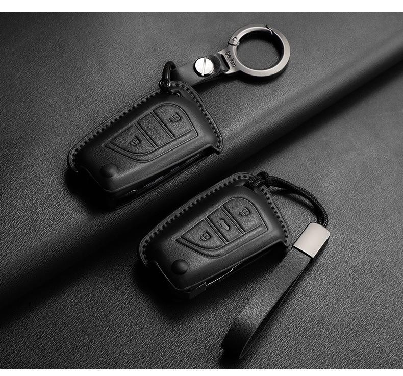 Toyota Wildlander/C-HR/Camry Alcantara Leather 3D Key Case Cover