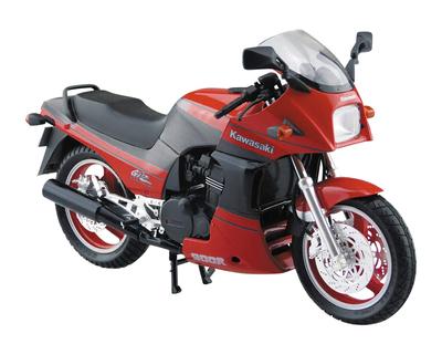 Aoshima Bunka Kyozaisha Bike Series Kawasaki GPZ900R Ninja A7 Typ Plastikowy Model z Niestandardowymi Częściami 1/12 Nr 26