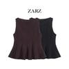 ZARZ Women's Classic Fashion Ruffle Hem Top – European & American Style 4661124