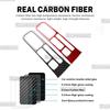 Real Soft Carbon Fiber LHD RHD Car Gear Shift Handbrake Trim Sticker For Suzuki Jimny JB74 JC74W 3/5Doors 2023 2024 2025 2026