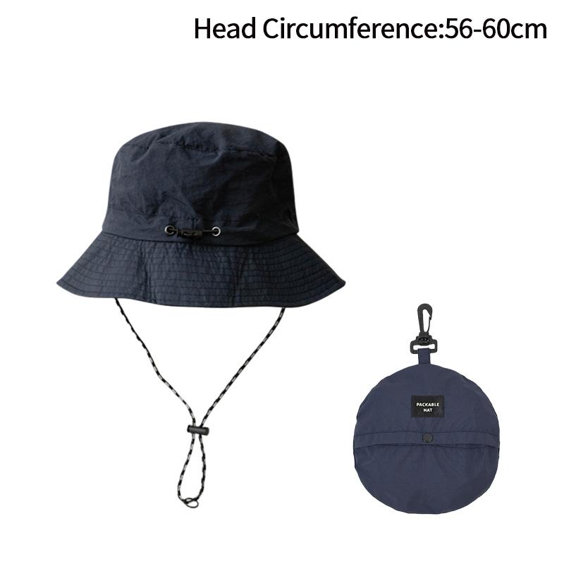 Summer Sun Protection Fisherman Bucket Hat Man Woman Outdoor Quick-drying Wide Brim Bucket Hat Fishing Hiking Anti UV Sun Cap